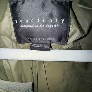 Cream colored large sanctuary coat